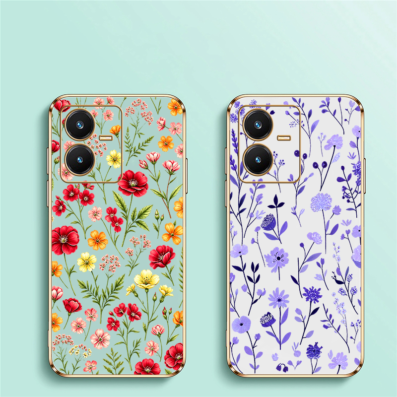 Capa com Padrão de Flores Fofa - Vivo V40 avaliação e preço