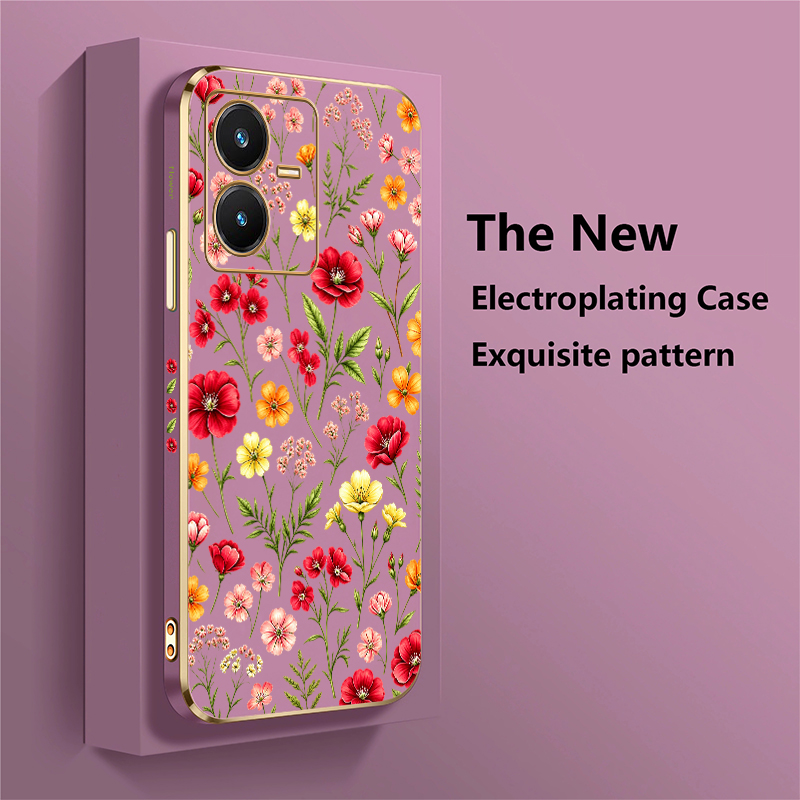 Capa com Padrão de Flores Fofa - Vivo V40 avaliação e preço