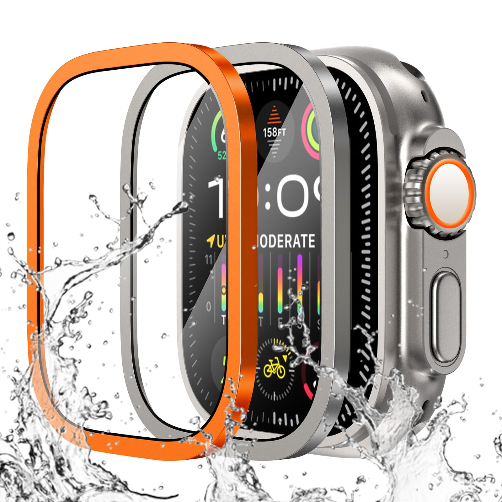 Vidro temperado para apple wat - Smartwatch Screen Film avaliação e preço